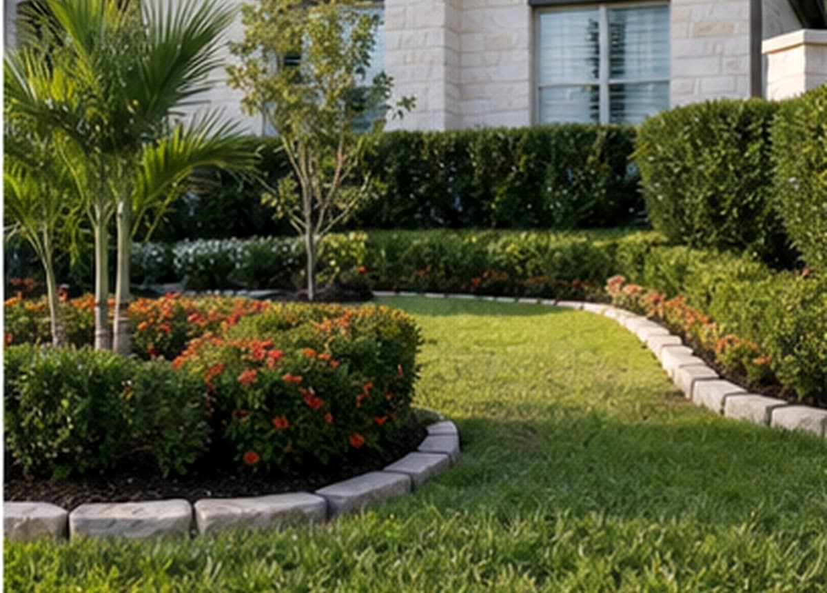 Representative landscaping service imagery