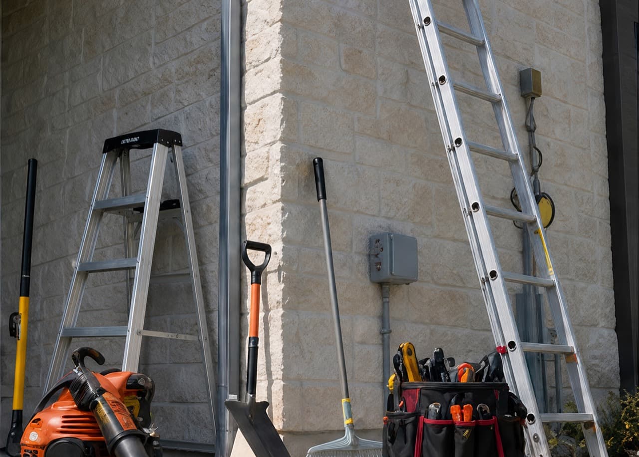 Representative property maintenance service imagery